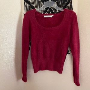 women’s astr fuzzy sweater
